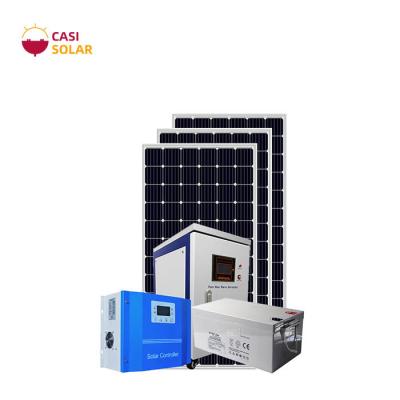 中国 TUVの雑種の太陽エネルギーシステム220Vモノクリスタル太陽電池パネルの独立者 販売のため