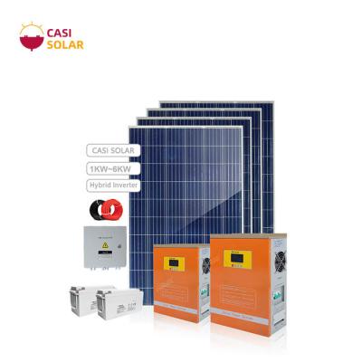 China Rooftop 5kw Hybrid Solar System 240V 5000 Watt Solar Generator for sale