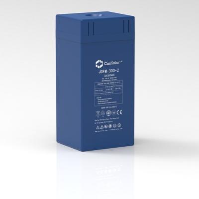 China Agm 2v 300ah Deep Cycle Gel Battery Solar Storage Applications for sale