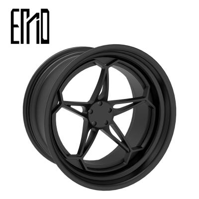 China Custom Motorcycle CNC Forged Wheel LG-47 Sharp Four Pointed Star Style Front Wheels for sale