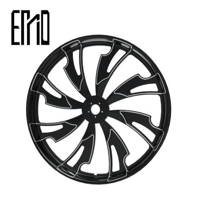 China INCA cacustom LG-19 Chrome Matte Gloss 21 Inch Front harley Motorcycle Alloy Wheel Rims for sale