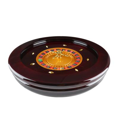 China Rueda de ruleta de la tabla del casino de la rueda de ruleta de 22 pulgadas/20 pulgadas hecha a mano en venta
