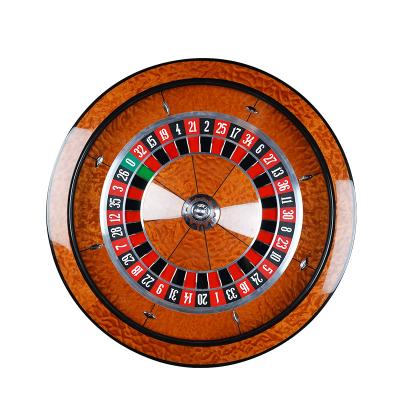 China 32 Inch Gambling Roulette Table Wheel Professional Solid Wood for sale