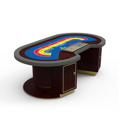 China Standard Cup Holders Casino Poker Table Customizable For Baccarat Poker for sale