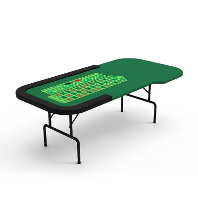 China Casino Game Roulette Table Folding Portable Custom Roulette Table Durable for sale