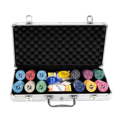 China Colorful EPT Chip Set 10g Ceramics Waterproof Casino Style Poker Set for sale