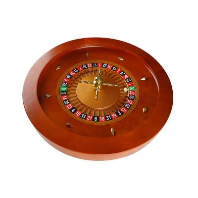 China Luxury Game Casino Roulette Wheel Professional Solid Wood Wheel for sale