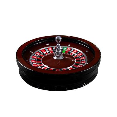 China Rueda de ruleta de Rusia doble / simple cero rojo marrón 32 pulgadas en venta