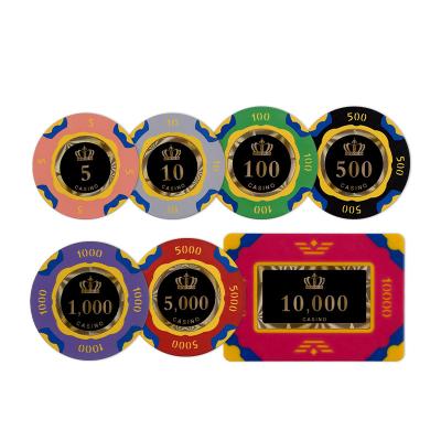 China Fichas de pôquer de cassino quadradas RFID personalizadas Material de nylon com seu próprio logotipo à venda