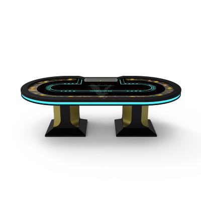 China Professional Texas Hold'em Casino Poker Table Customized Service for sale