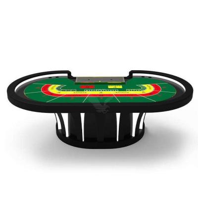 China Juego de mesas de póker de Baccarat de mesa de póker de casino personalizado de 102 pulgadas en venta