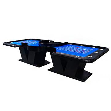 China 170KG Casino Poker Table 2 In 1 Royal Deluxy Gambling Game Roulette Wheel Table for sale