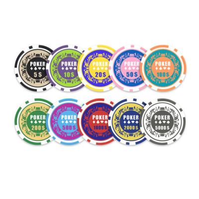 China 39mm High Quality Ceramic Poker Chips For Casino Themed Party for sale