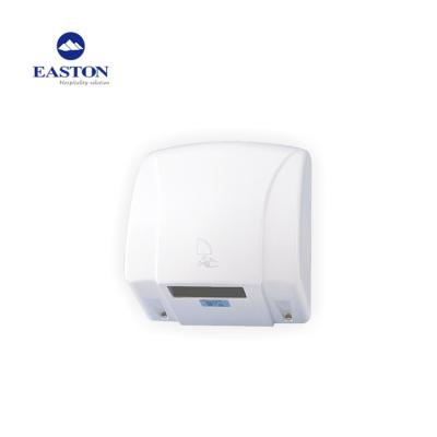 China Fire Resistance Engineering Plastic Dryer Professional Automatic White Plastic Body Hand Sensor Wall Mounted Hotel Hand Dryer for sale
