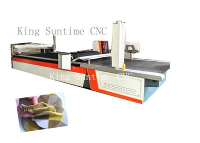 China Máquina de corte de pano do Cnc da exposição gráfica de cor, máquina reta do cortador da tela da edredão da faca à venda