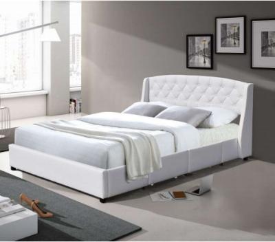 China Modern Sectional Faux Leather Storage Bed Double Size With Drawers for sale
