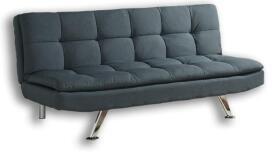 China Modern Velvet Fold Out Sofa Bed With Metal Leg For Home / Apartment / Dormitory for sale
