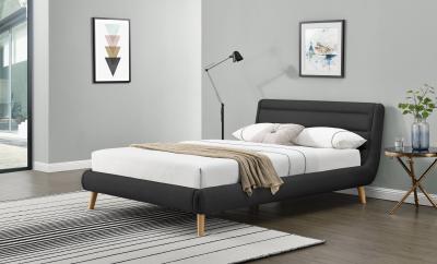 China Upholstered Bed Frame With Unique Shape And Its Design Will Fit Your Home Decoration Style. Te koop
