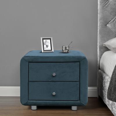 China Modern Design Fabric Bedside Table with Optional Color for Your Bedroom Decoration Style. for sale