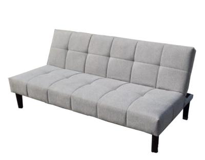 China Grey Fabric Customised Foldable Sofa Bed With Armrests For Rest à venda