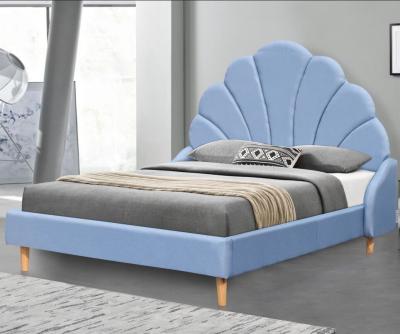 China King Size Linen Upholstered King Bed for sale