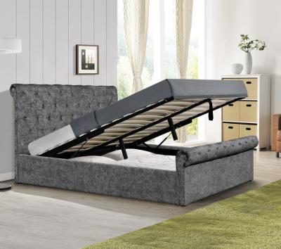 China Tufted Gas Lift Storage bed for sale