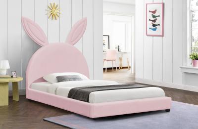 China 90x200Cm Upholstered Platform Bed Frame for sale