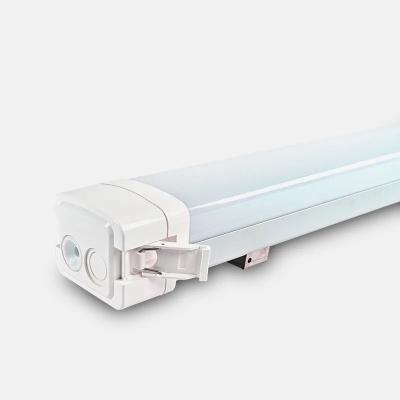 China Infraestructura de iluminación LED de prueba de agua IP65 Tri Proof Alta CRI 80Ra 120° Ángulo de haz en venta