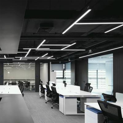 China 3 lados LED Linear Light Fixture DMX Zigbee Smart Lights Duração personalizada à venda
