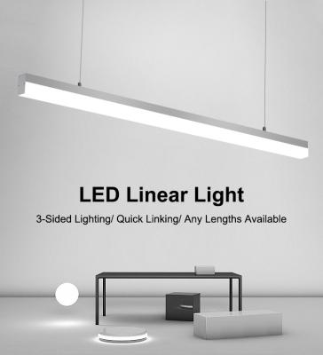 Chine Éclairage linéaire à LED intérieur CRI Ra 80 2000lm Pour plafond à vendre