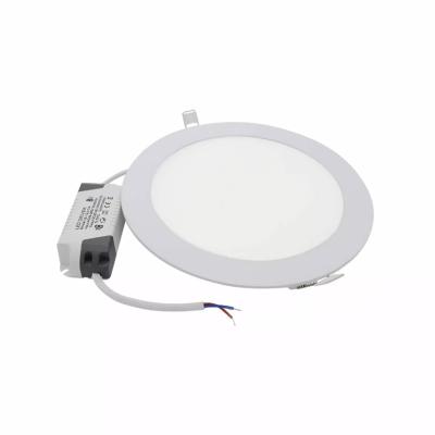 China AC85V Recessed Down Light 7000K Ultra Thin Round 24w Led Surface Panel for sale