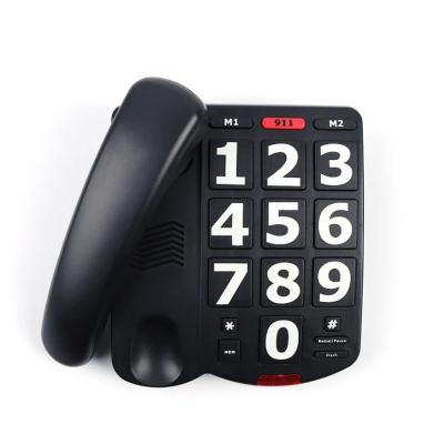 China Single Line Big Button Telephone Seniors Corded 15.6 KG Wall Mounted Telephone for sale