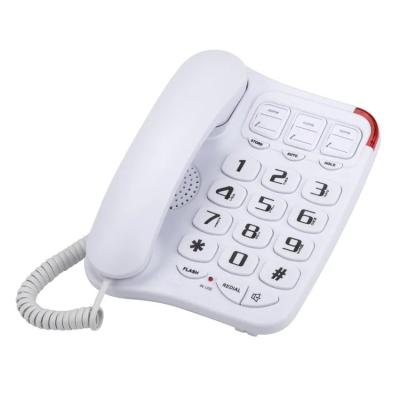 China Non Battery ABS Big Button Telephone Big Keys CCC High Volume Telephone for sale