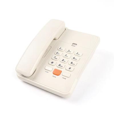 China ABS Plastic Corded Landline Phone Automatic CCC Basic Home Phone for sale