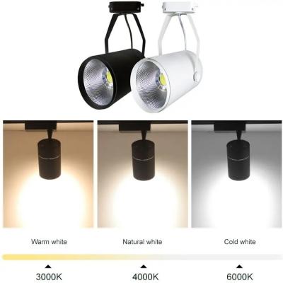 China COB Chip Angle Adjustable Track Lighting 15w Led Focus Lamp For Supermarket for sale