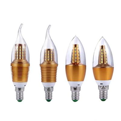 China E27 conduziu a luz 3000k da vela do diodo emissor de luz do bulbo 265V E14 do milho para o escritório domiciliário à venda