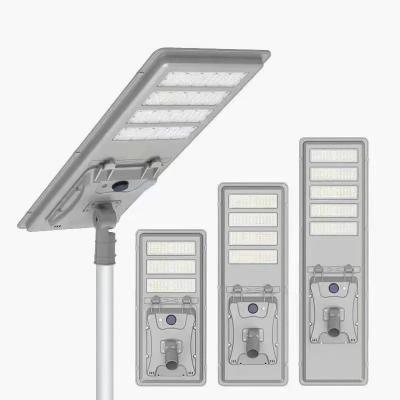 China Auto Dimming Outdoor LED Street Lights IP66 Solar Panel Street Light for sale