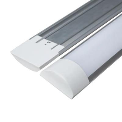 China Tri Proof LED Tube Bracket 72w Led Flat Tube With Milky PC Cover for sale