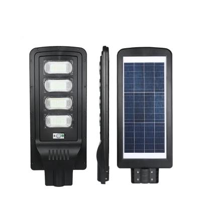 China Alle in einem führten Solarstraßenlaterne-kommerzielles allgemeines Induktions-Posten-Licht zu verkaufen