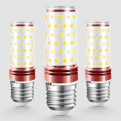 China Tri-Color Dimmable LED Corn Bulb Light 12W 16W With E14 And E27 Screw Base for sale