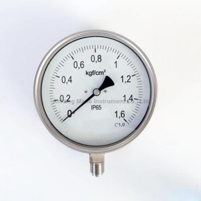 China PG-037 SS safety pattern pressure gauge for sale