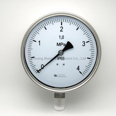 China PG-033 SS pressure manometer with blow out disk for sale