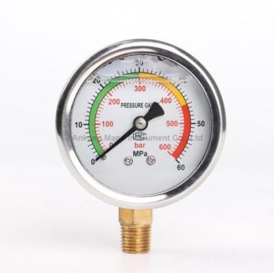 China PG-026 Special pressure gauge for high pressure equipment for sale