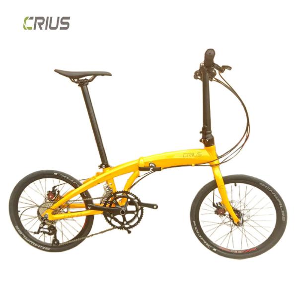 Quality 20" velocity-D alloy variable speed city bike for adult woman folding portable for sale