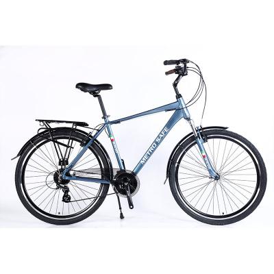 China 700c Men'S Urban City Bike With 24 Speeds And Al Crown Sus Fork for sale