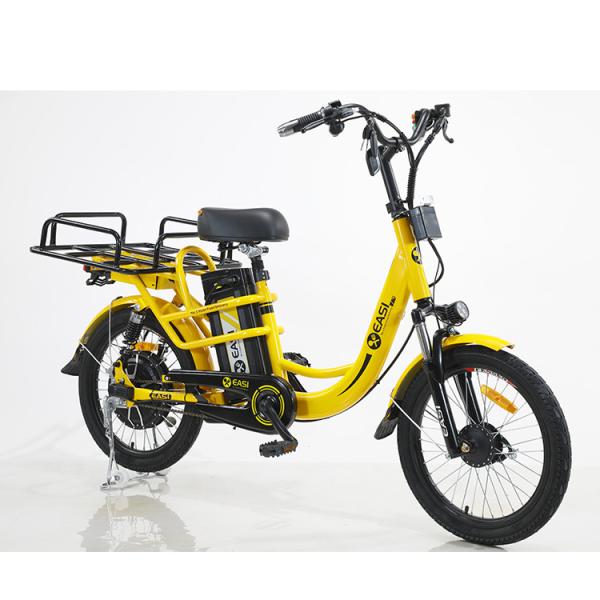 Quality Electric Cargo Bike For Delivery Steel Frame 48V 400W Brushless Motor Lithium for sale
