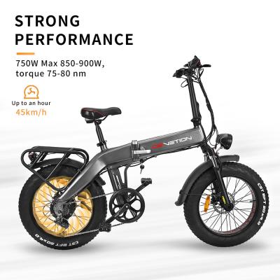 China Exercício Equilíbrio EU Armazém Bicicleta elétrica dobrável de alta potência com bateria portátil à venda
