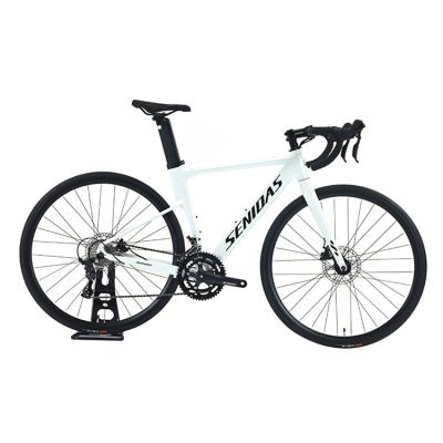 China Lightweight Aluminum Frame Road Bicycle With 18 Speed And Hydraulic Brake For Control for sale