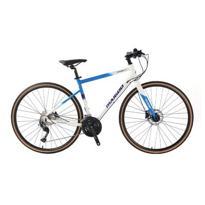China 27 Speeds Design Speed Adult 700*35C Flat Bar Road Bike with Customizable Alloy Fork for sale