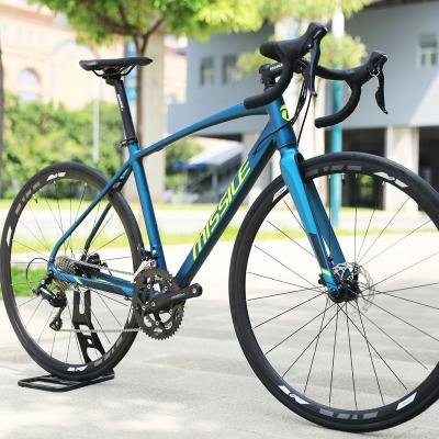 China 700C Hard Frame Road Bicycle 18 Speed Aluminum Alloy Frame Material 10.5 kg Weight for sale